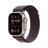 Apple Watch Ultra 2 GPS + Cellular 49mm Titanium Case with Indigo Alpine Loop - Small