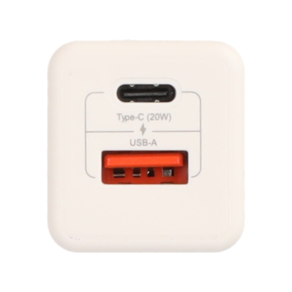 อะแดปเตอร์ TITANV Wall Charger 1 USB-A / 1 USB-C White