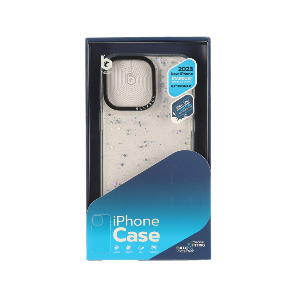 เคส Blue Box iPhone 15 Pro Max Stardust with Black Camera Frame