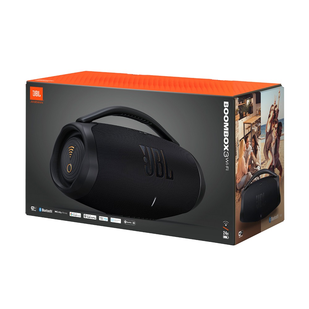 ลำโพงบลูทูธ JBL Boombox 3 Wi-Fi Black