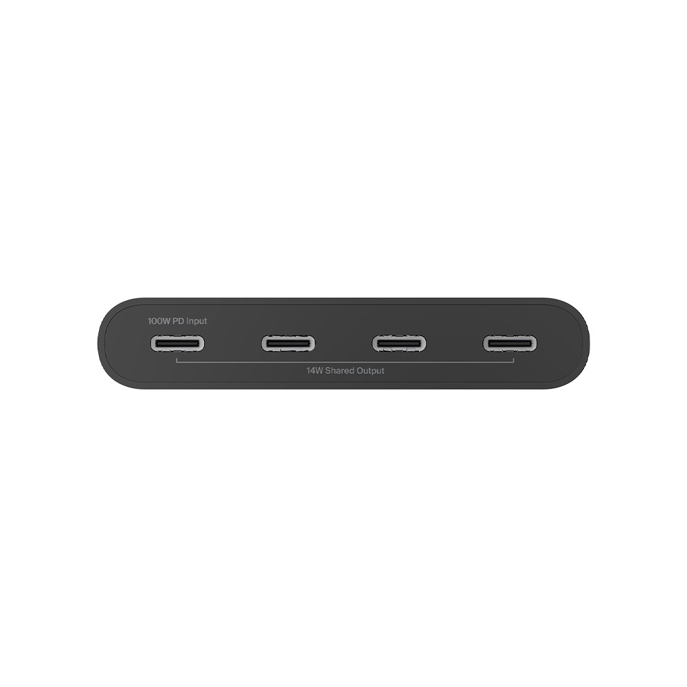 Belkin Connect 4-Port USB-C Hub (AVC018btBK) Black