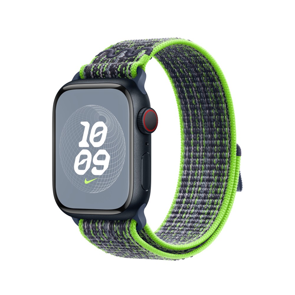 Apple Watch 41mm Bright Green/Blue Nike Sport Loop (New)