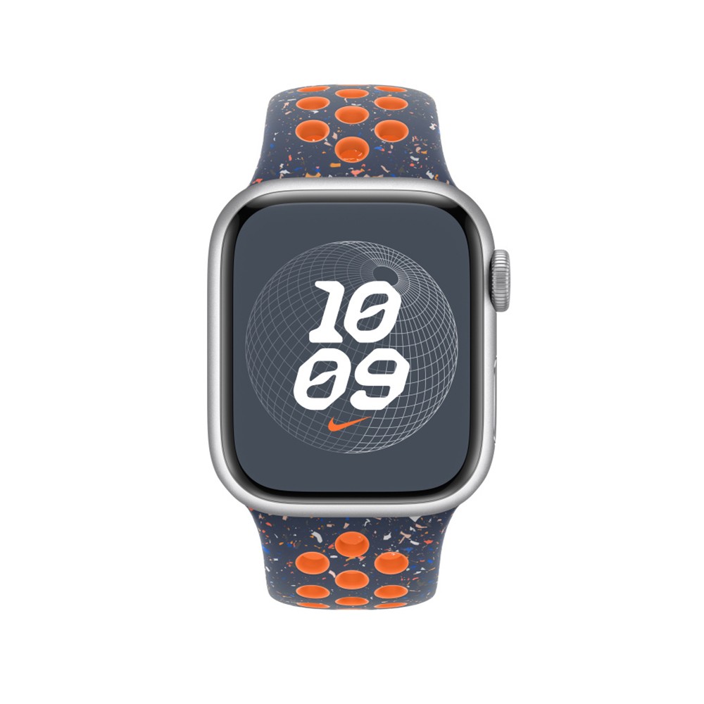Apple Watch 41mm Blue Flame Nike Sport Band - S/M (New)