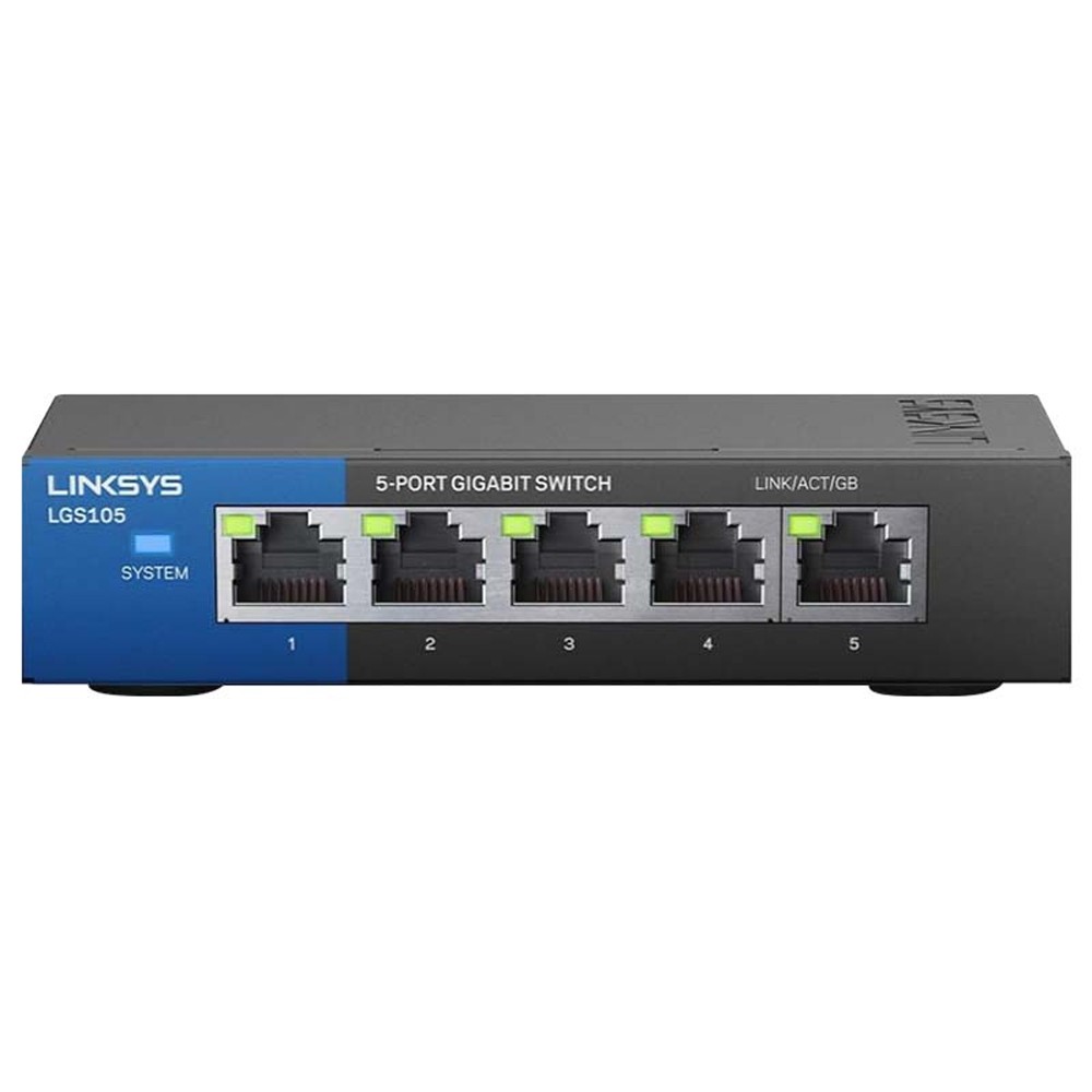 สวิตช์ฮับ Linksys LGS105 Unmanaged Gigabit Switch 5-port