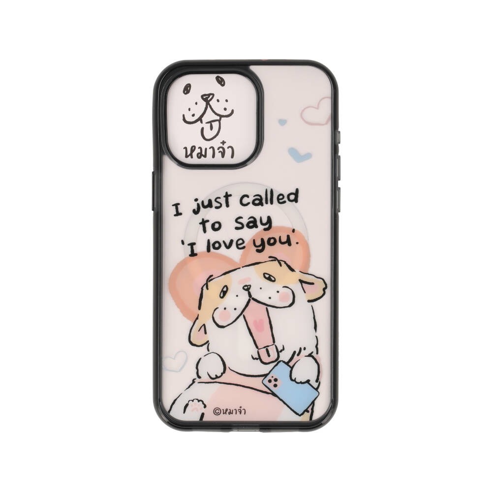 Blue Box x หมาจ๋า เคส iPhone 15 Pro Max with Magsafe Called To Say I Love You Clear
