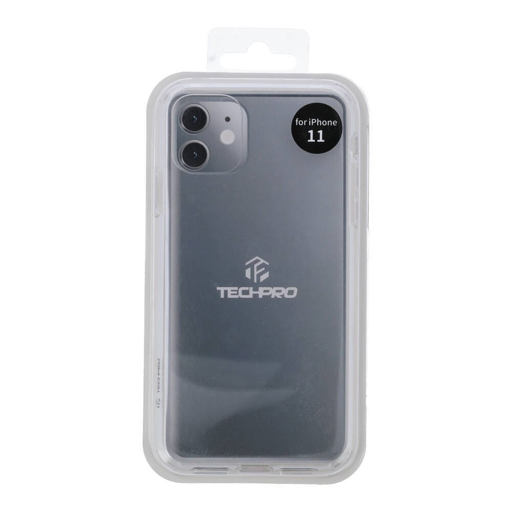 เคส TECHPRO iPhone 11 TPU/PC Hard PC Clear