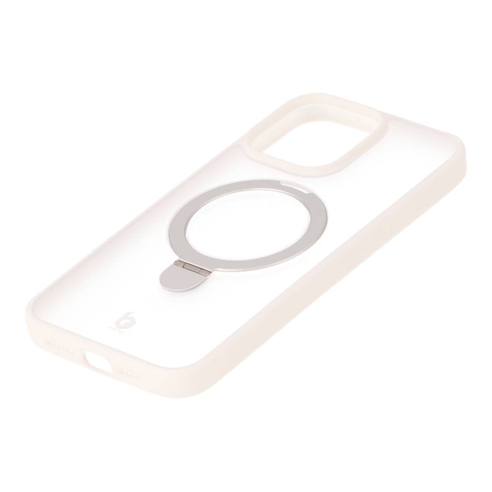 เคส Blue Box iPhone 15 Pro Max Matte Clear magnetic ring White