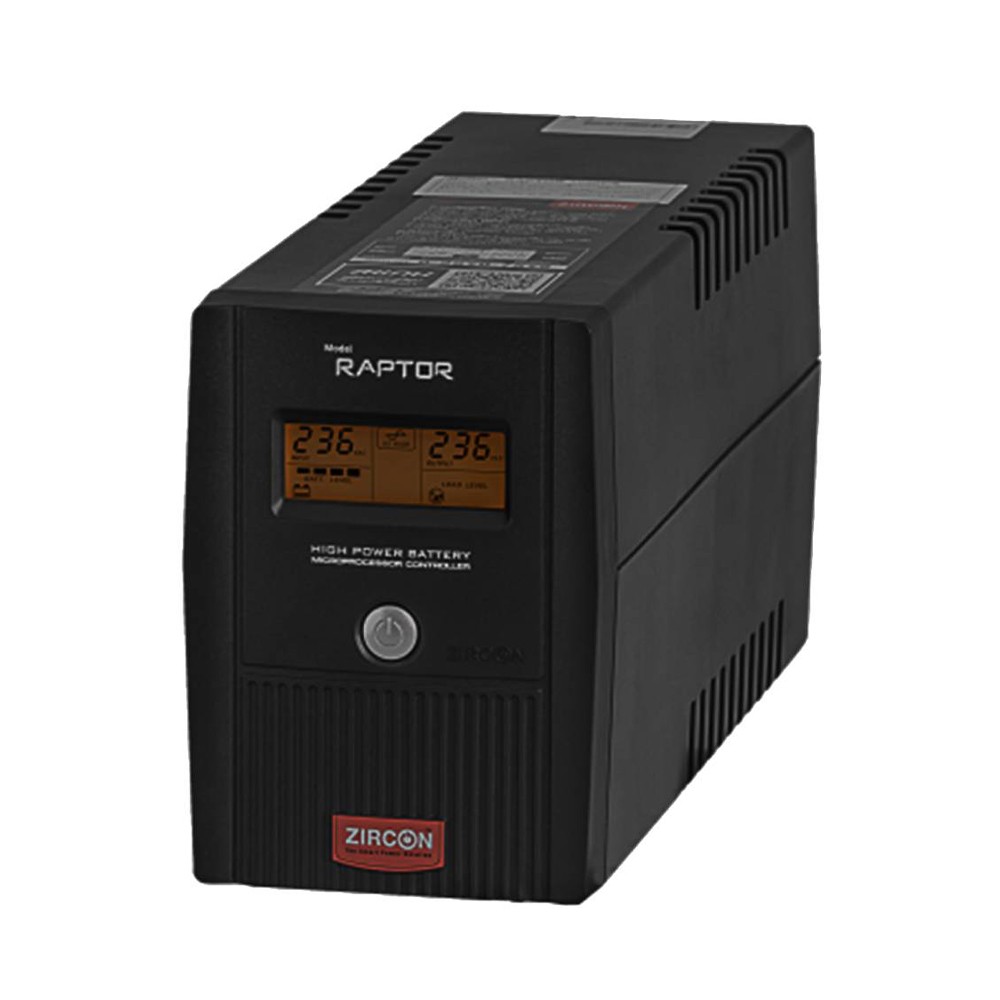 เครื่องสำรองไฟ ZIRCON UPS Raptor (1000VA/550W)