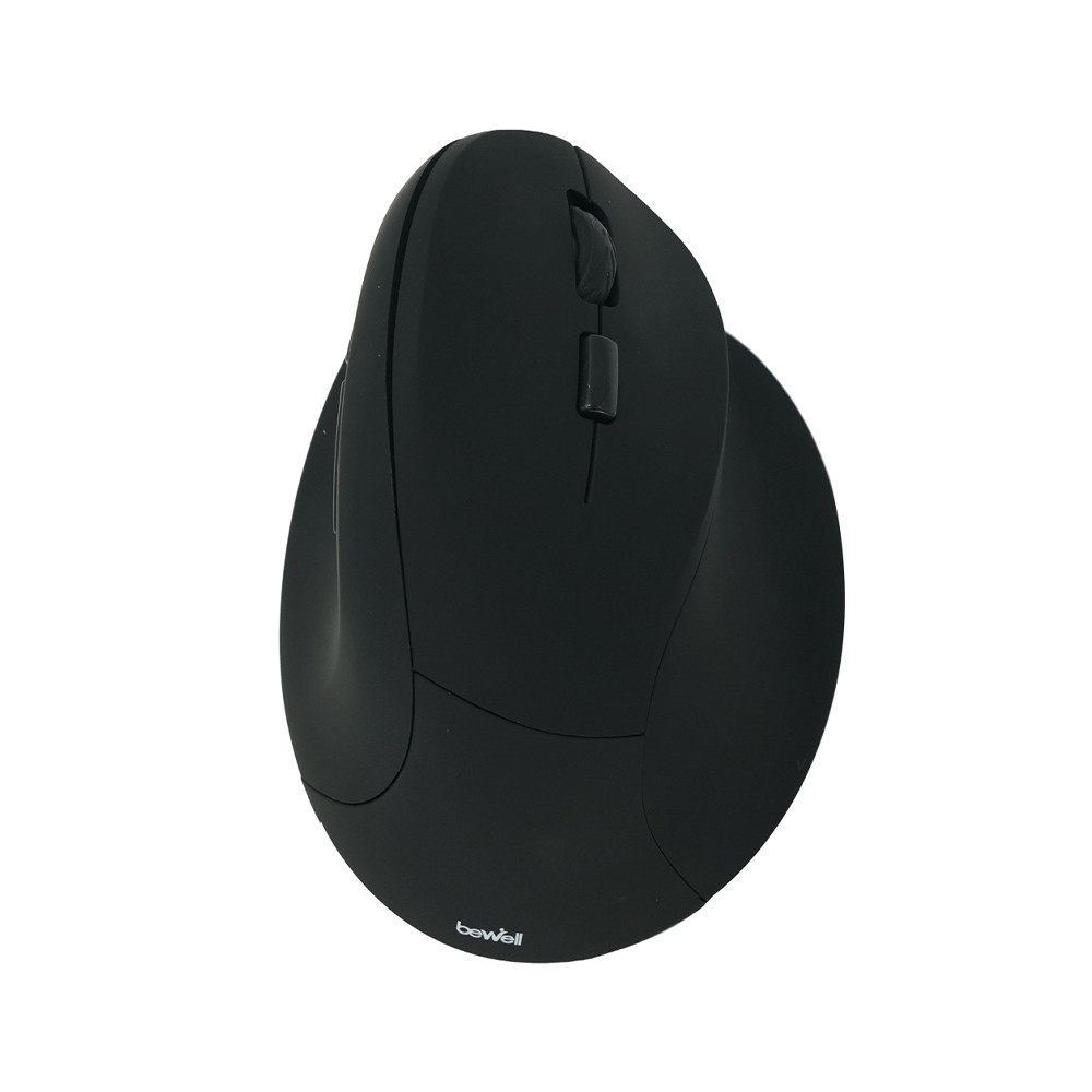 เมาส์ไร้สาย Bewell Wireless Vertical Ergonomic Rechageable Mouse (EC-07) Black