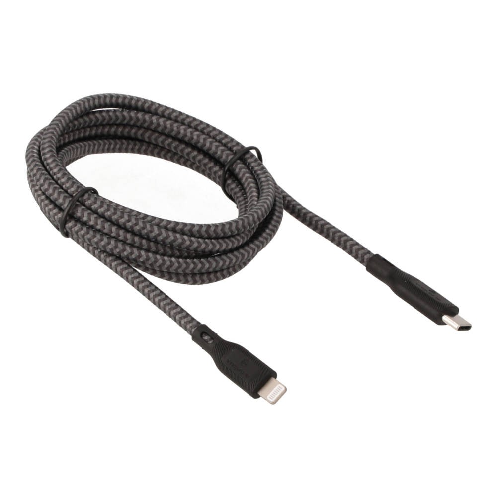 สายชาร์จ TITANV USB-C to Lightning Cable Nylon 3A/60W Super Fast Charge (MFI) 1.5M Balck (TI-C06)