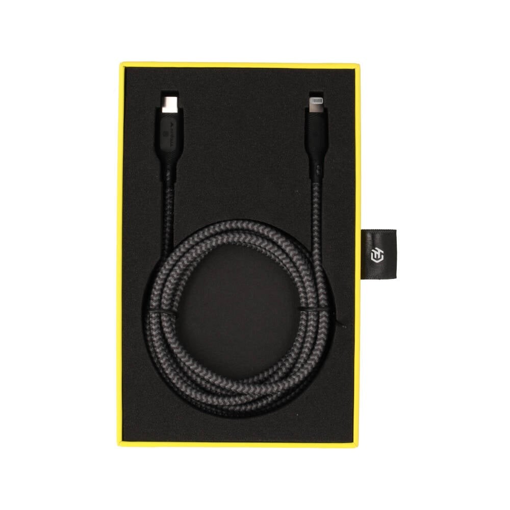 สายชาร์จ TITANV USB-C to Lightning Cable Nylon 3A/60W Super Fast Charge (MFI) 1.5M Balck (TI-C06)