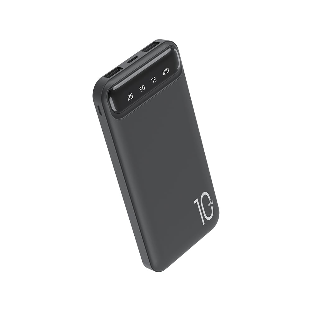 พาวเวอร์แบงค์ WHY 10,000 mAh PB-102E Cyber Black