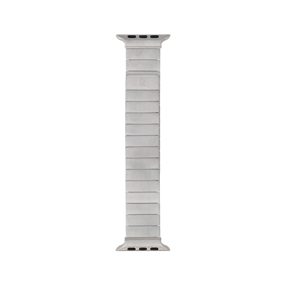 Blue Box สาย Apple Watch Strap Series 6,7,8,9,SE1,SE2,Ultra (44/45/49mm) Metal Liner Tile Silver