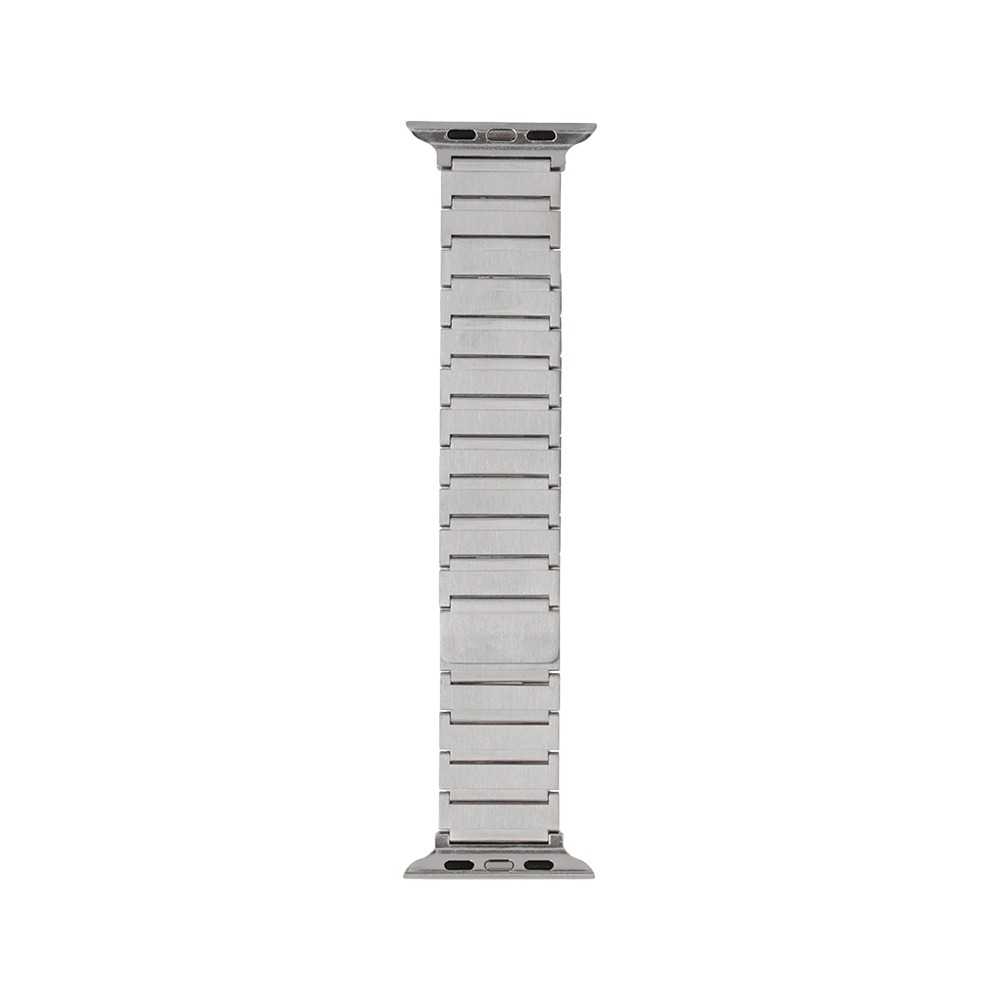 Blue Box สาย Apple Watch Strap Series 6,7,8,9,SE1,SE2,Ultra (44/45/49mm) Metal Liner Tile Silver