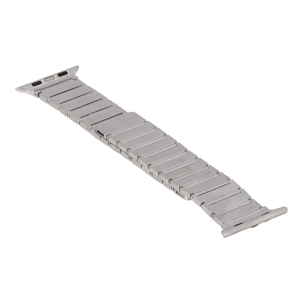 Blue Box สาย Apple Watch Strap Series 6,7,8,9,SE1,SE2,Ultra (44/45/49mm) Metal Liner Tile Silver