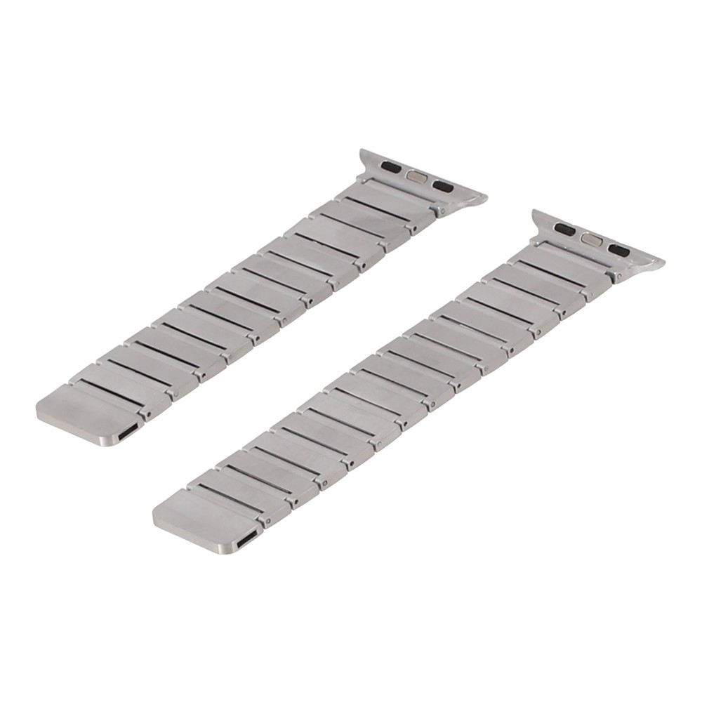 Blue Box สาย Apple Watch Strap Series 6,7,8,9,SE1,SE2,Ultra (44/45/49mm) Metal Liner Tile Silver
