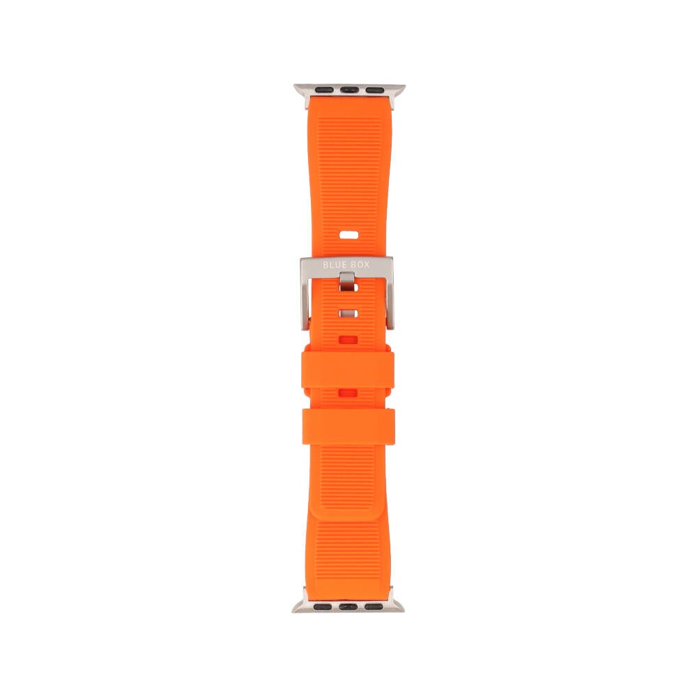Blue Box สาย Apple Watch Strap Series 6,7,8,9,SE1,SE2 (40/41mm) Rubber Orange