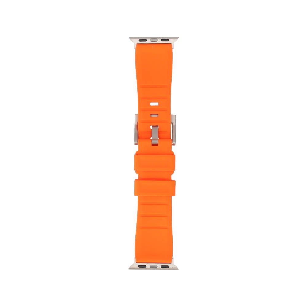 Blue Box สาย Apple Watch Strap Series 6,7,8,9,SE1,SE2 (40/41mm) Rubber Orange