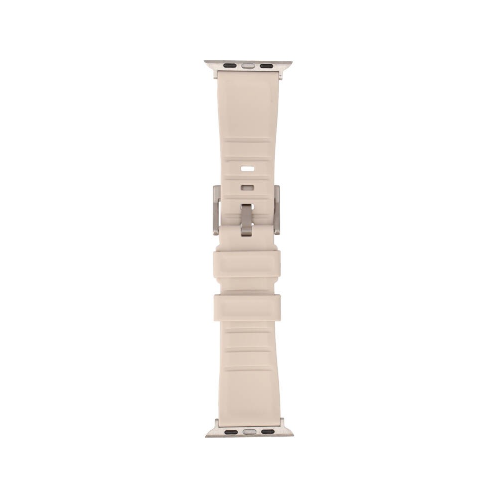 Blue Box สาย Apple Watch Strap Series 6,7,8,9,SE1,SE2,Ultra (44/45/49mm) Rubber Cream