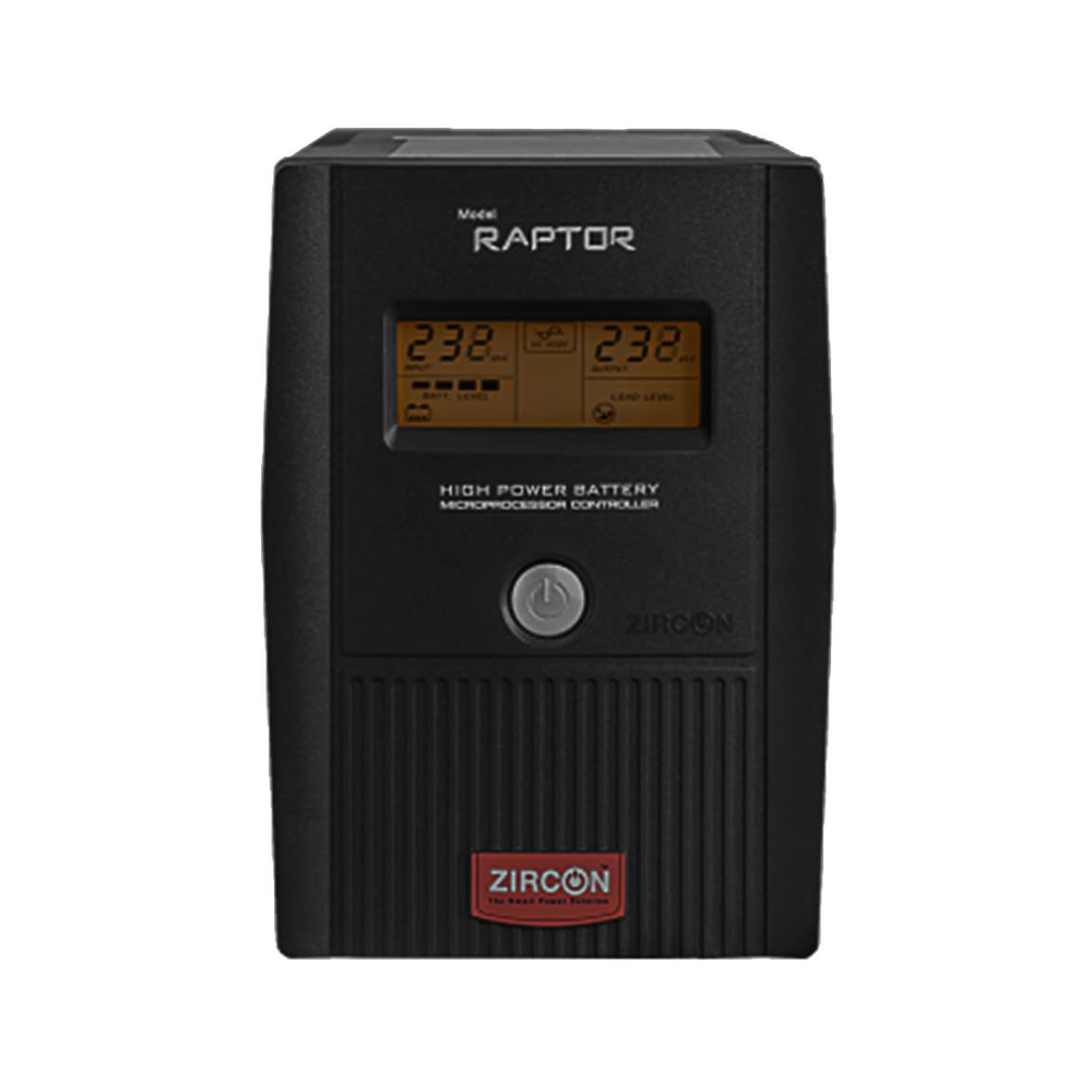 เครื่องสำรองไฟ ZIRCON UPS Raptor (1000VA/550W)