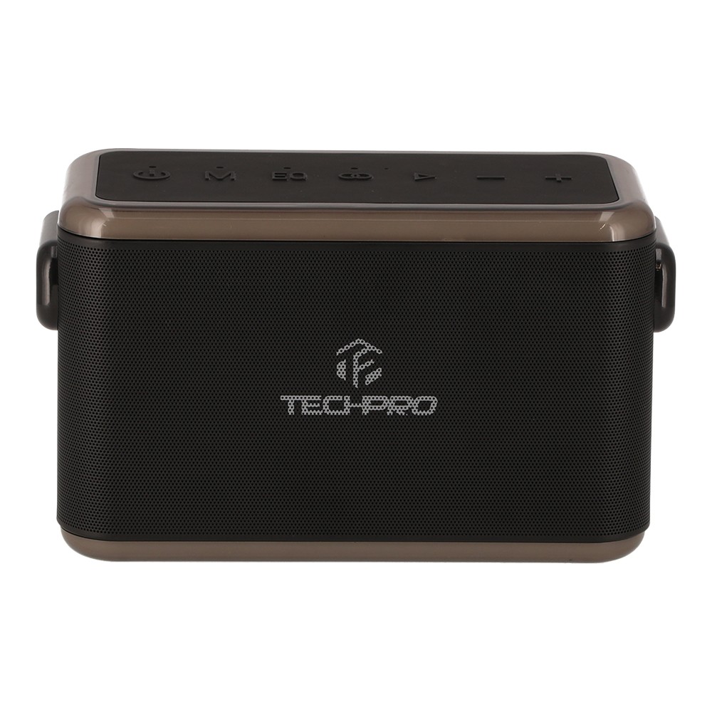 ลำโพงไร้สาย TECHPRO A1 Powerful 80W Stereo Sound Black