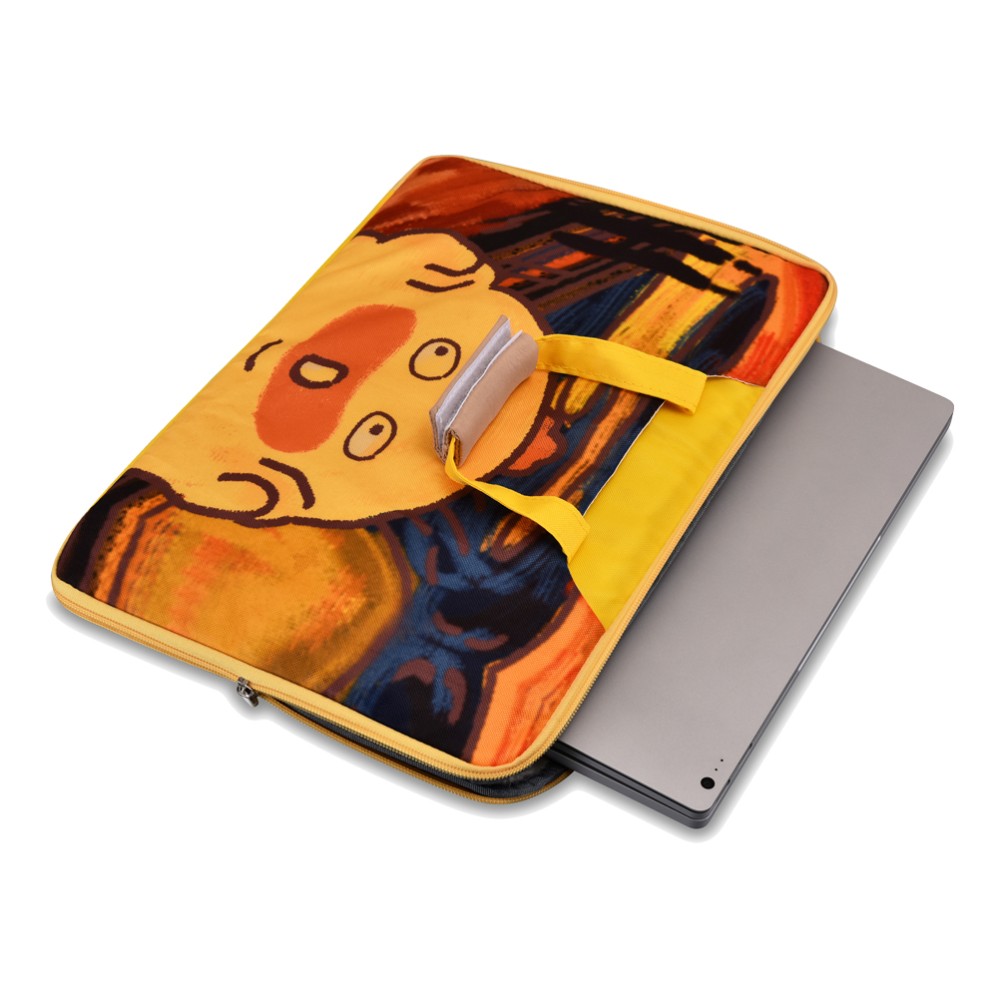 กระเป๋าใส่แมคบุ๊ค Icarer Oxford Macbook/Laptop 14 inch Dono meme Yellow
