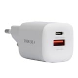 อะแดปเตอร์ Energea Wall Charger 1 USB-A / 1 USB-C White