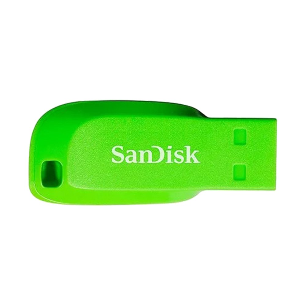 แฟลชไดร์ฟ SanDisk USB Drive Cruzer Blade 16GB Electric Green