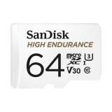 เมมโมรี่การ์ด SanDisk High Endurance MicroSDXC Class 10 64GB White
