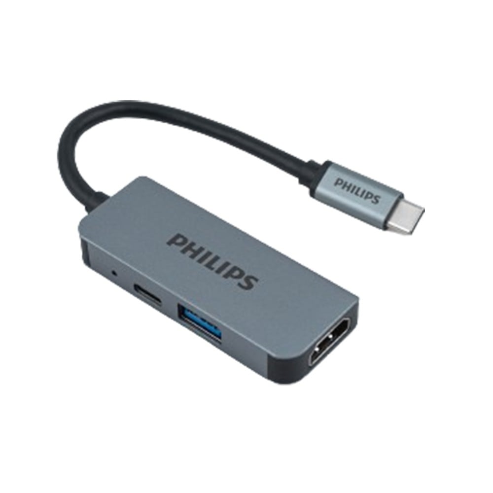 Philips 3 in 1 USB-C Hub to HDMI Silver