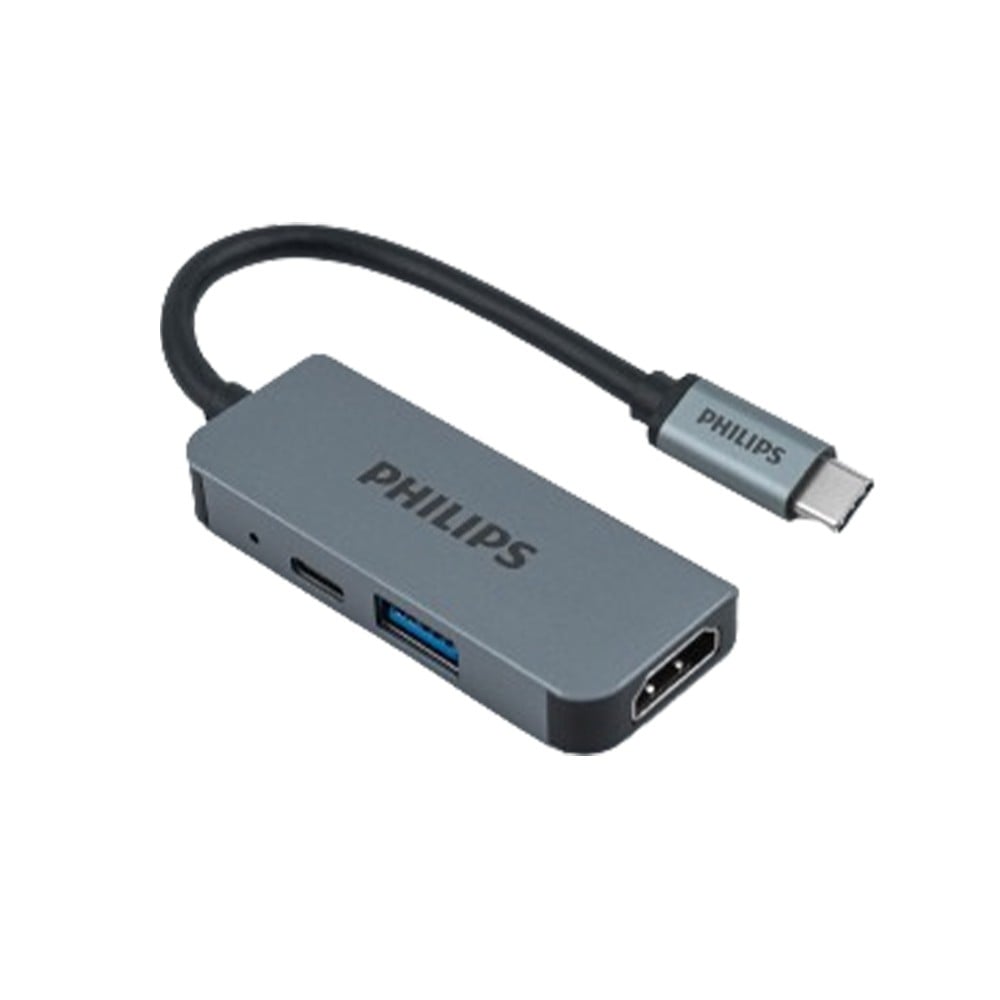 Philips 3 in 1 USB-C Hub to HDMI Silver