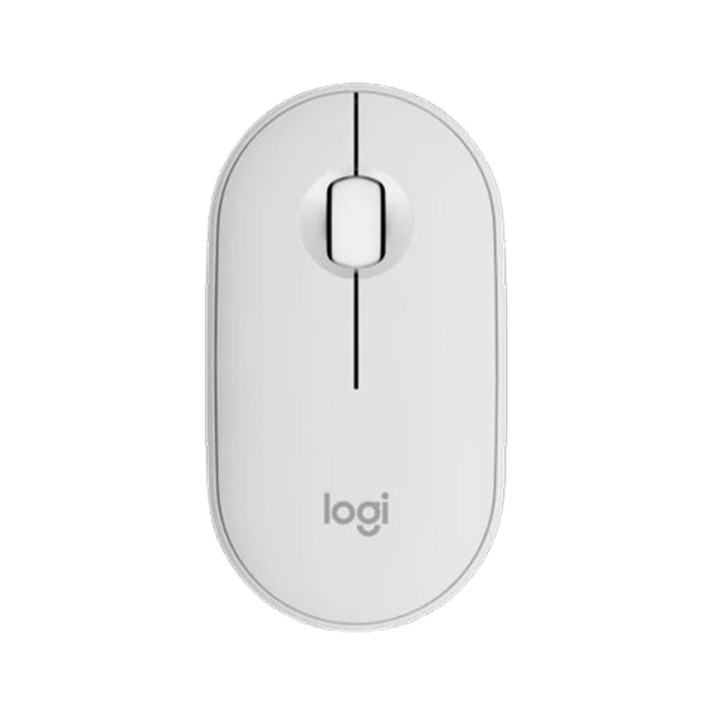 เมาส์ไร้สาย Logitech Mouse M350S White