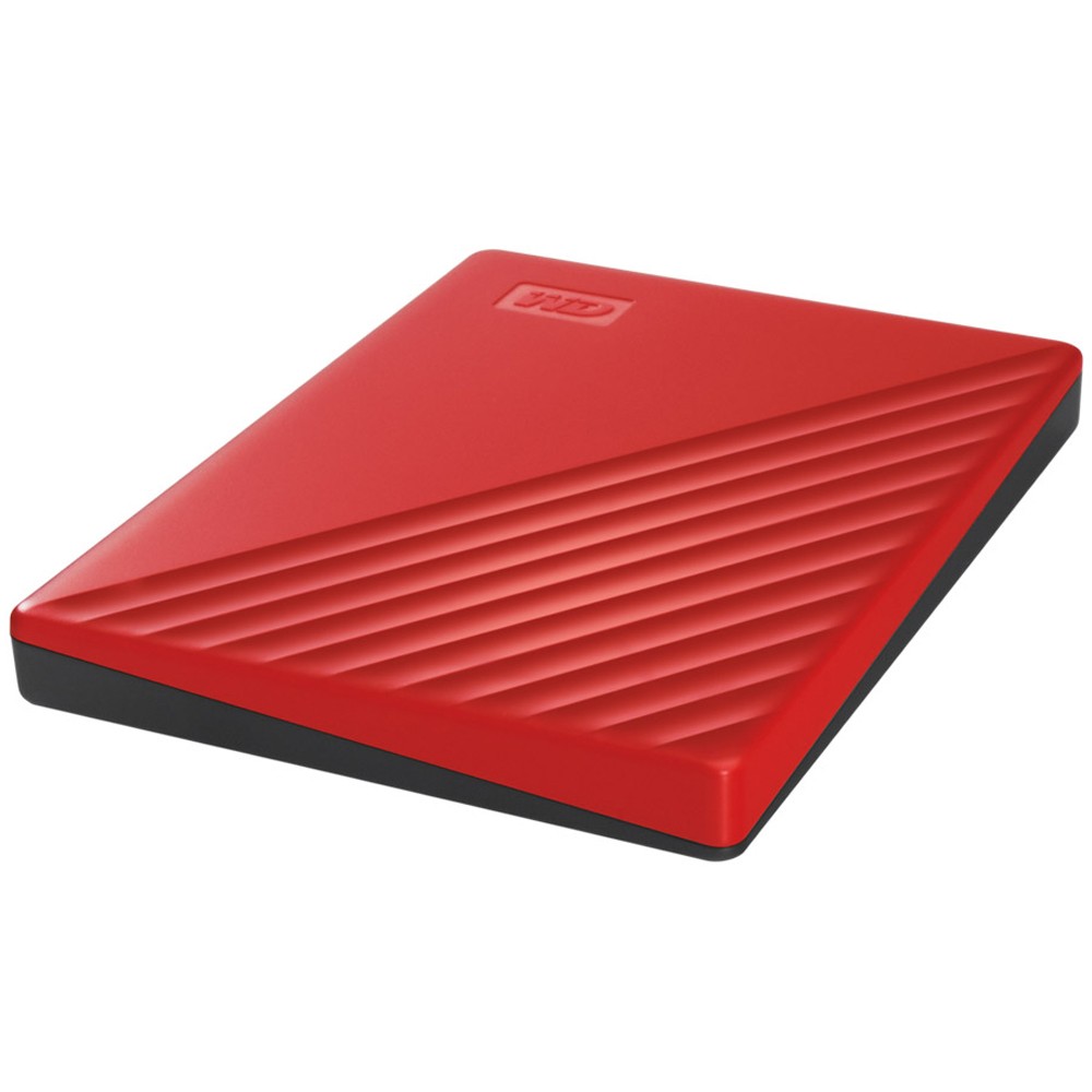 ฮาร์ดดิสก์ WD HDD Ext 2TB My Passport (2019) USB 3.0 Red