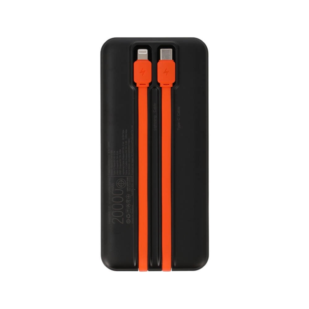 พาวเวอร์แบงค์ TECHPRO 20,000 mAh TP-PB20 Black