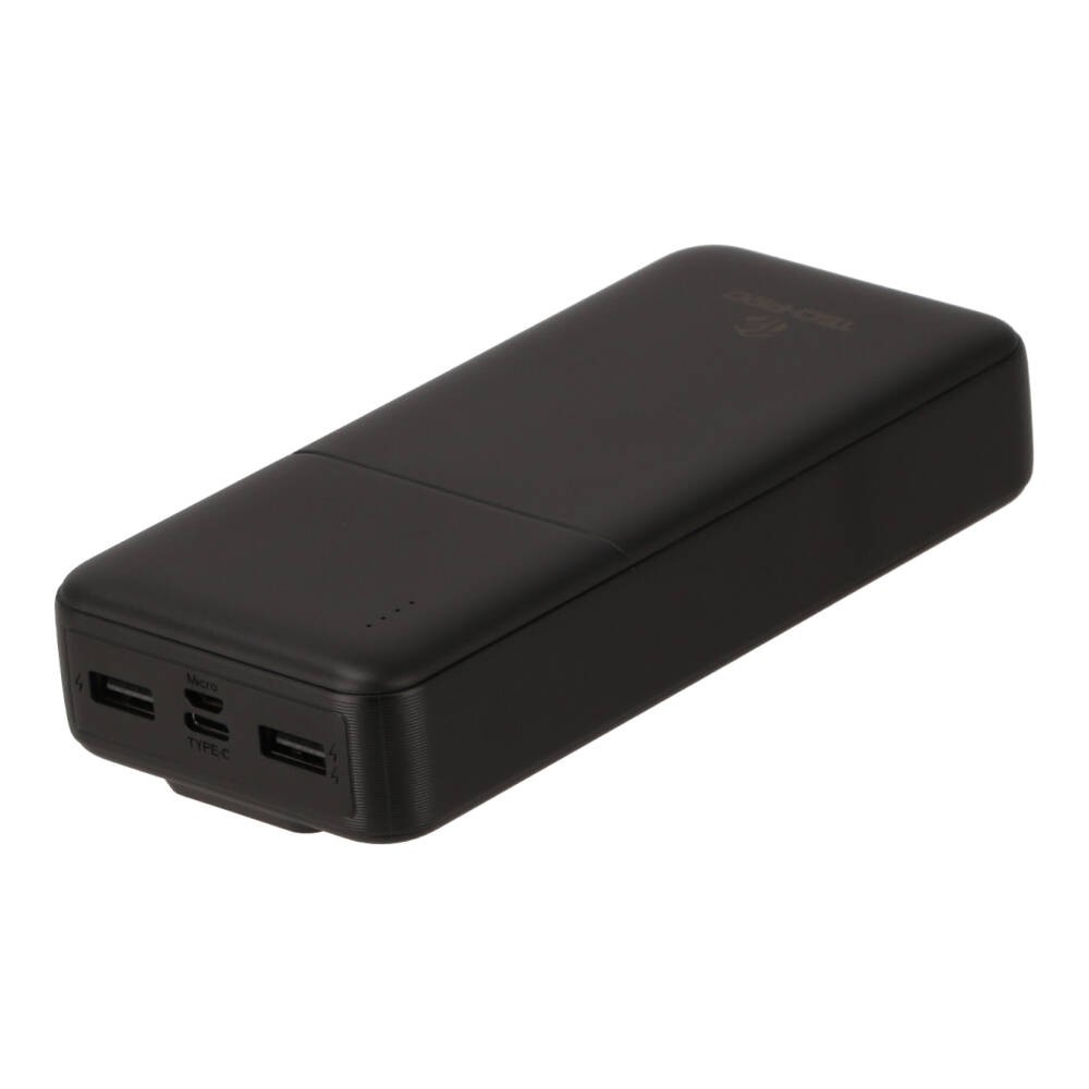 พาวเวอร์แบงค์ TECHPRO 20,000 mAh TP-PB20 Black