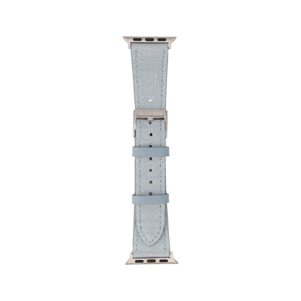 Blue Box สาย Apple Watch Strap Series 6,7,8,9,SE1,SE2 (40/41mm) Light Blue Jeans