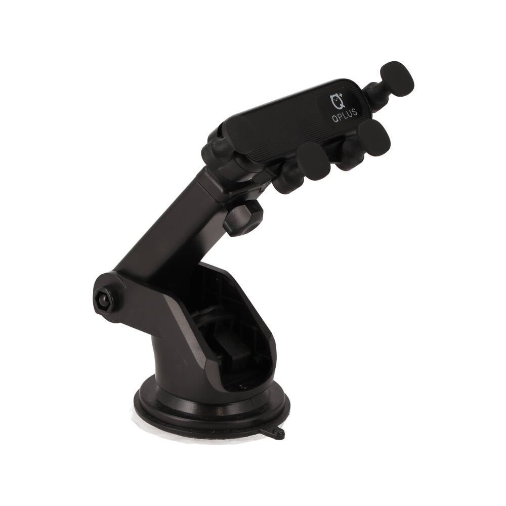 ที่วางโทรศัพท์ในรถ QPLUS Gravity Retractable Black
