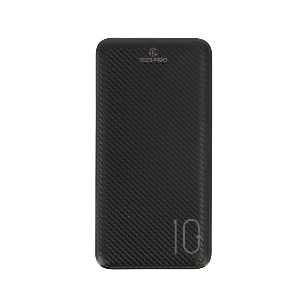 พาวเวอร์แบงค์ TECHPRO 10000 mAh P10 Black