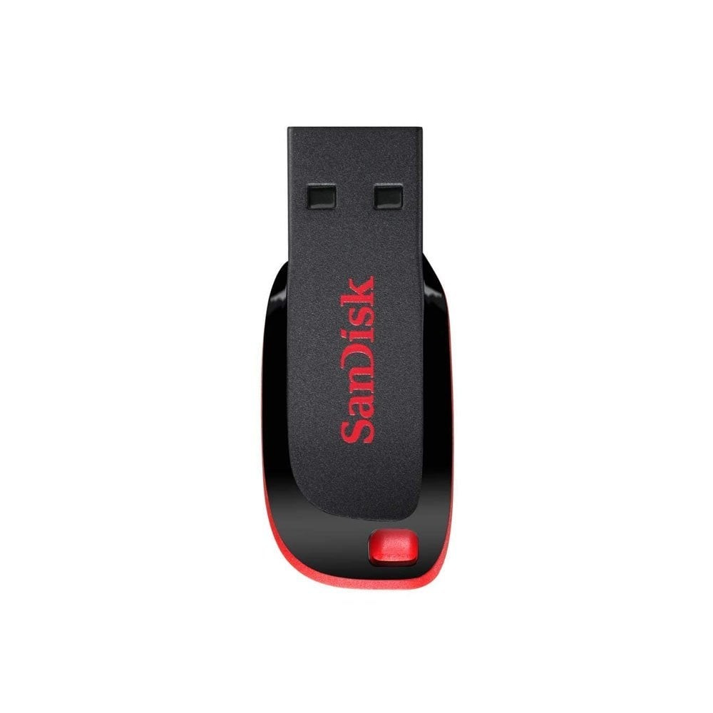 แฟลชไดร์ฟ SanDisk USB Drive Cruzer Blade 128GB Black