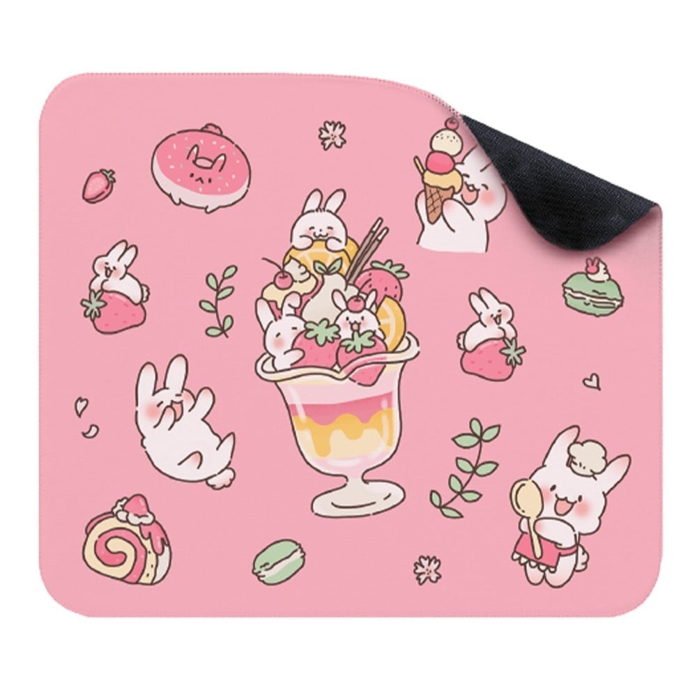 แผ่นรองเมาส์ MOFii Mouse Pad PANCAKE Bunny Pink