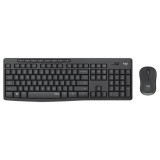 เมาส์และคีย์บอร์ดไร้สาย Logitech Wireless Mouse + Keyboard Silent MK295 Graphite (TH/EN)