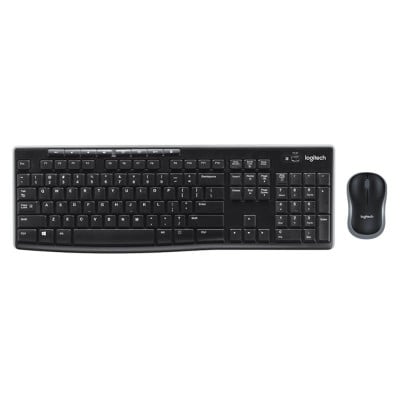 เมาส์และคีย์บอร์ดไร้สาย Logitech Wireless Mouse + Keyboard MK270r (TH/EN)