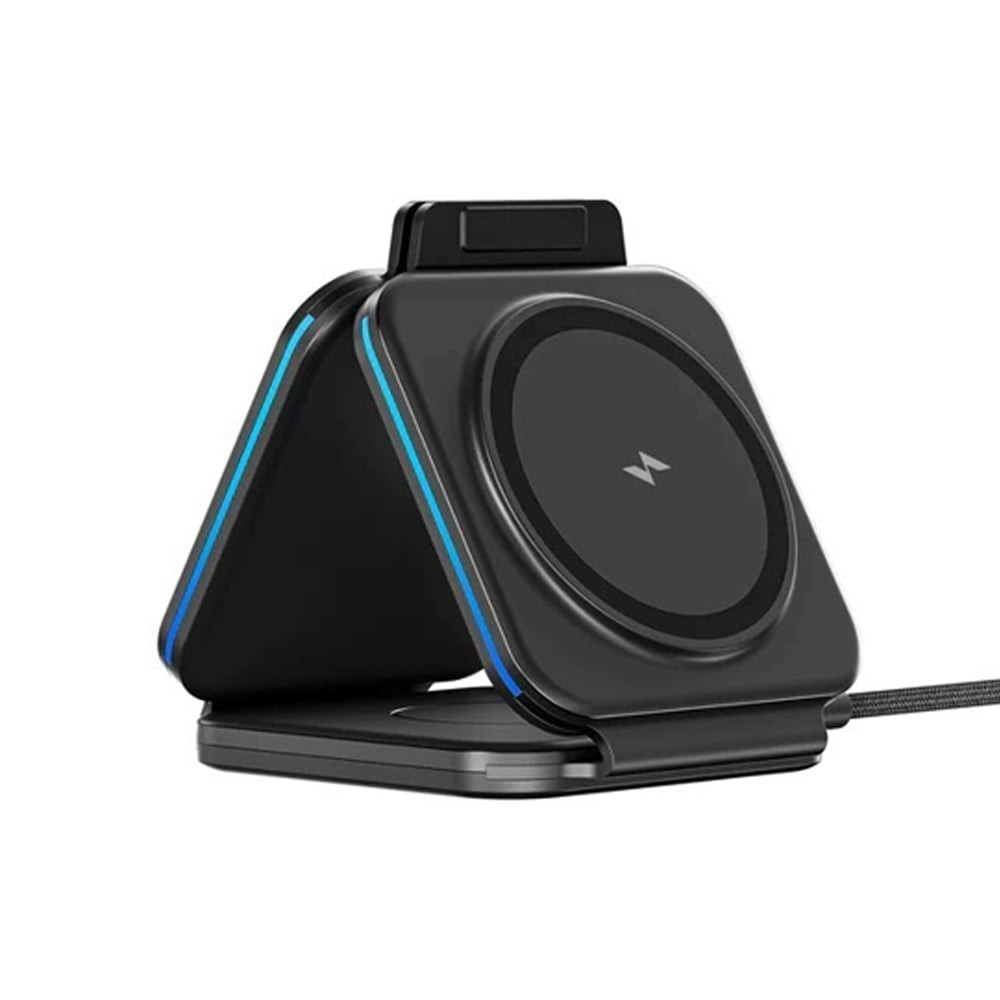 ที่ชาร์จไร้สาย AMAZINGthing 3-in-1 Wireless Charger Foldable Magnetic Pad 15W Explorer Pro Mag Black