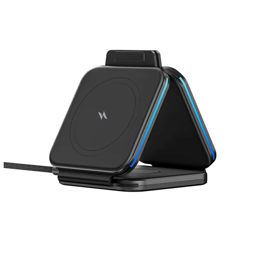 ที่ชาร์จไร้สาย AMAZINGthing 3-in-1 Wireless Charger Foldable Magnetic Pad 15W Explorer Pro Mag Black