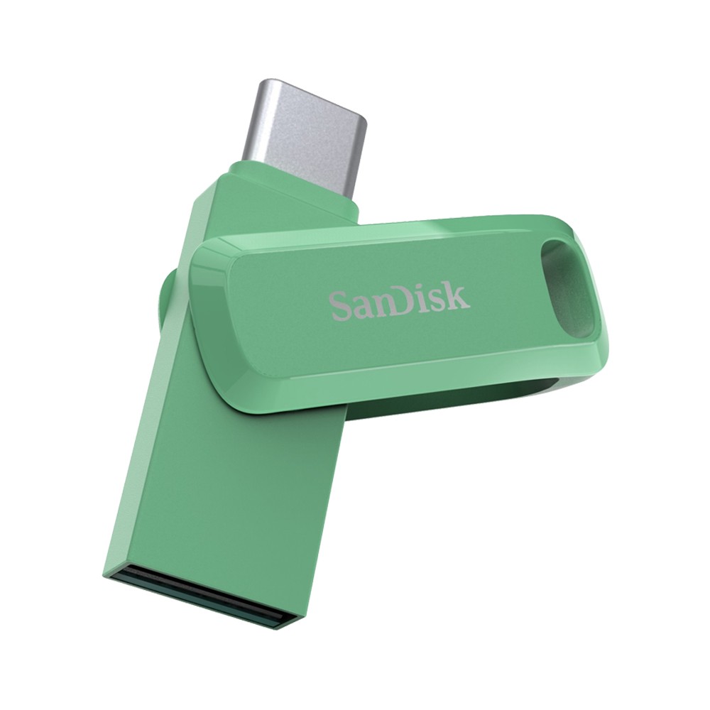 แฟลชไดร์ฟ SanDisk Ultra Dual Drive Go USB Type-C 128GB Absinthe Green (SDDDC3-128G-G46AG)