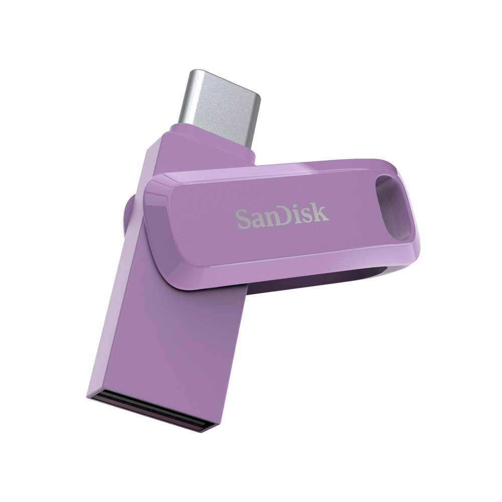 แฟลชไดร์ฟ SanDisk Ultra Dual Drive Go USB Type-C 256GB Lavender Purple (SDDDC3-256G-G46L)