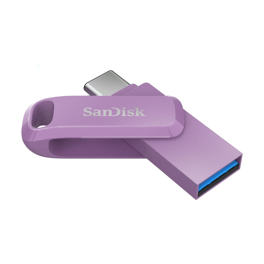 แฟลชไดร์ฟ SanDisk Ultra Dual Drive Go USB Type-C 256GB Lavender Purple (SDDDC3-256G-G46L)