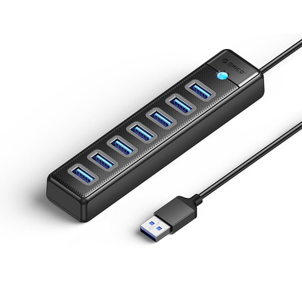 Orico USB Hub 7Port (PW7U-U3-015-BK-EP) Black
