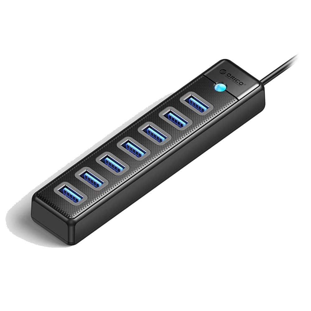 Orico USB Hub 7Port (PW7U-U3-015-BK-EP) Black