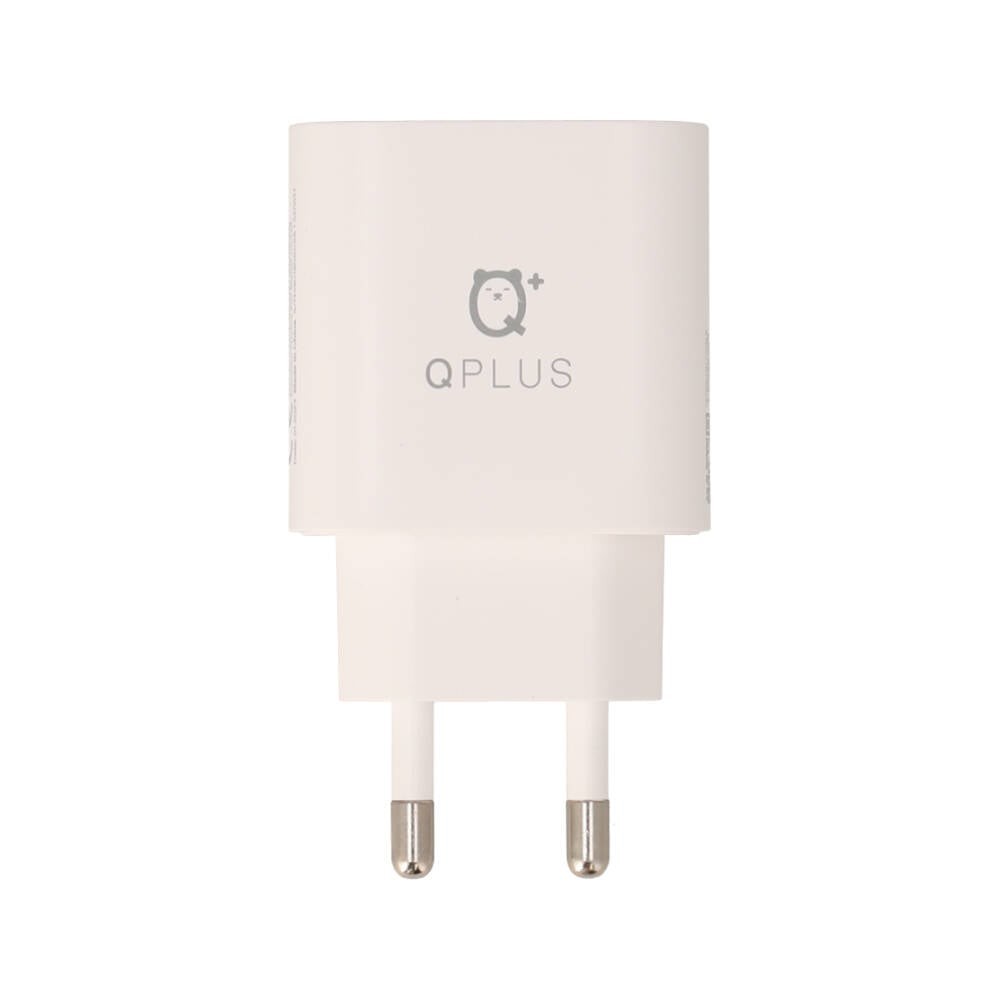 อะแดปเตอร์ QPLUS Wall USB Charger 1 USB-A (QC3.0A/18W) White (HX01) (TISI)